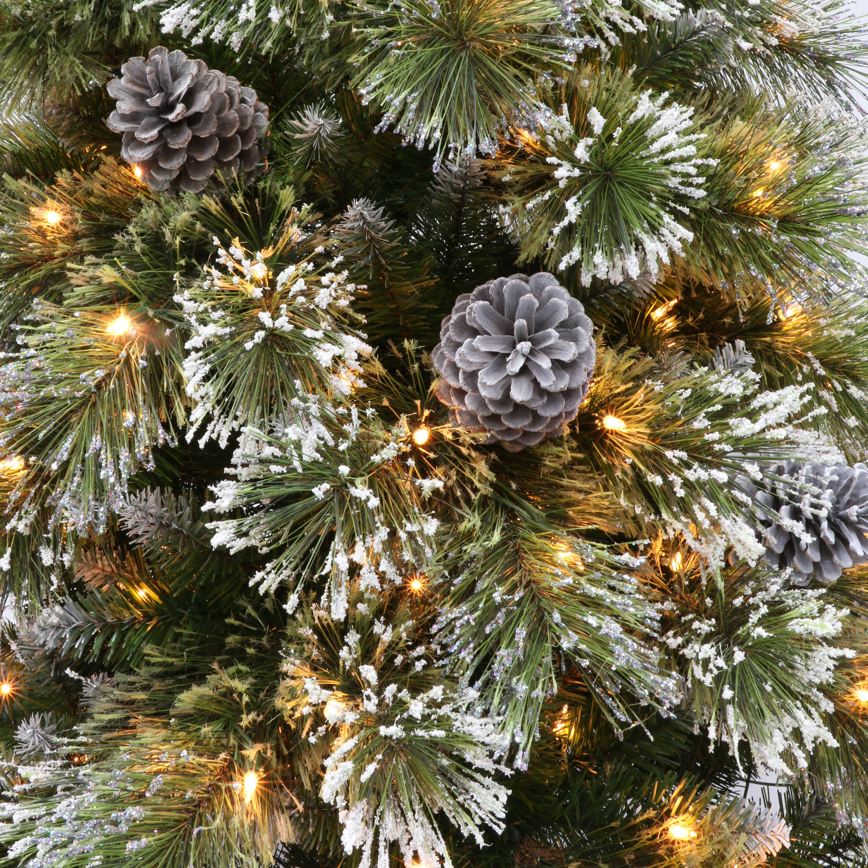 7ft Pre-Lit Springfield Fir Christmas Tree